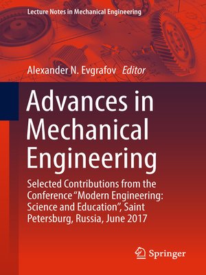 cover image of Advances in Mechanical Engineering